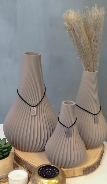 1 - Vase Wave 3 Groessen