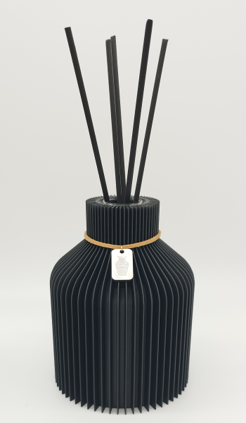 5 - Duftvase Linea schwarz